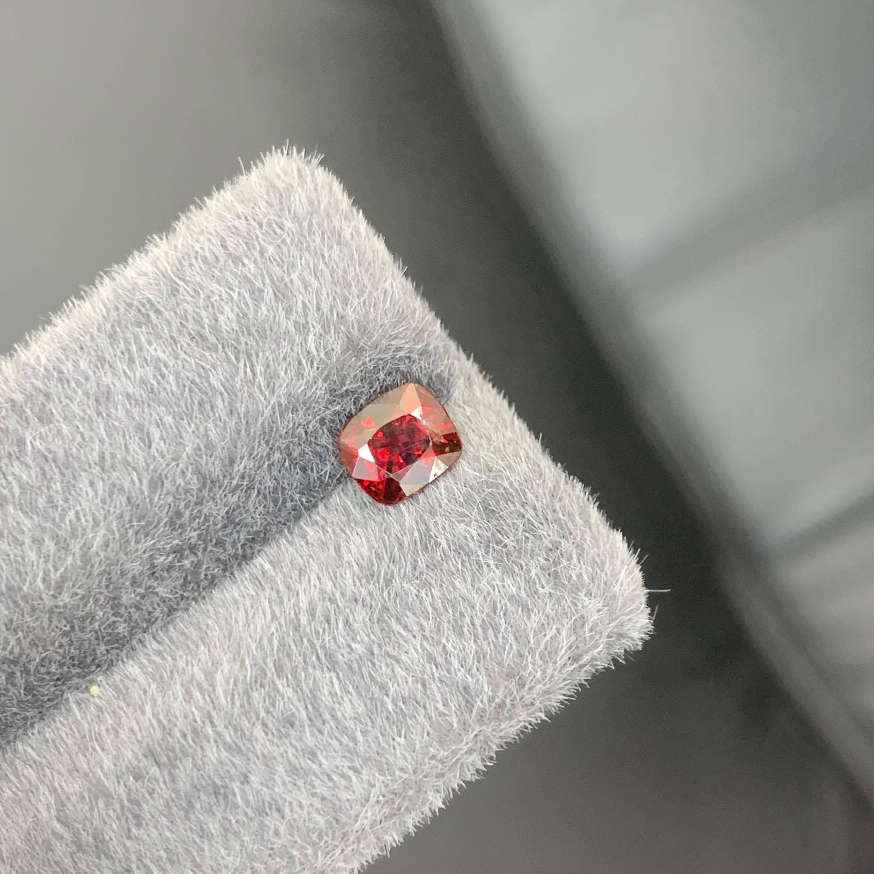 1,20 Carati di Spinello Rosso Naturale Sciolto Pietra Gemma Taglio Cuscino Dal Birmano in vendita 1