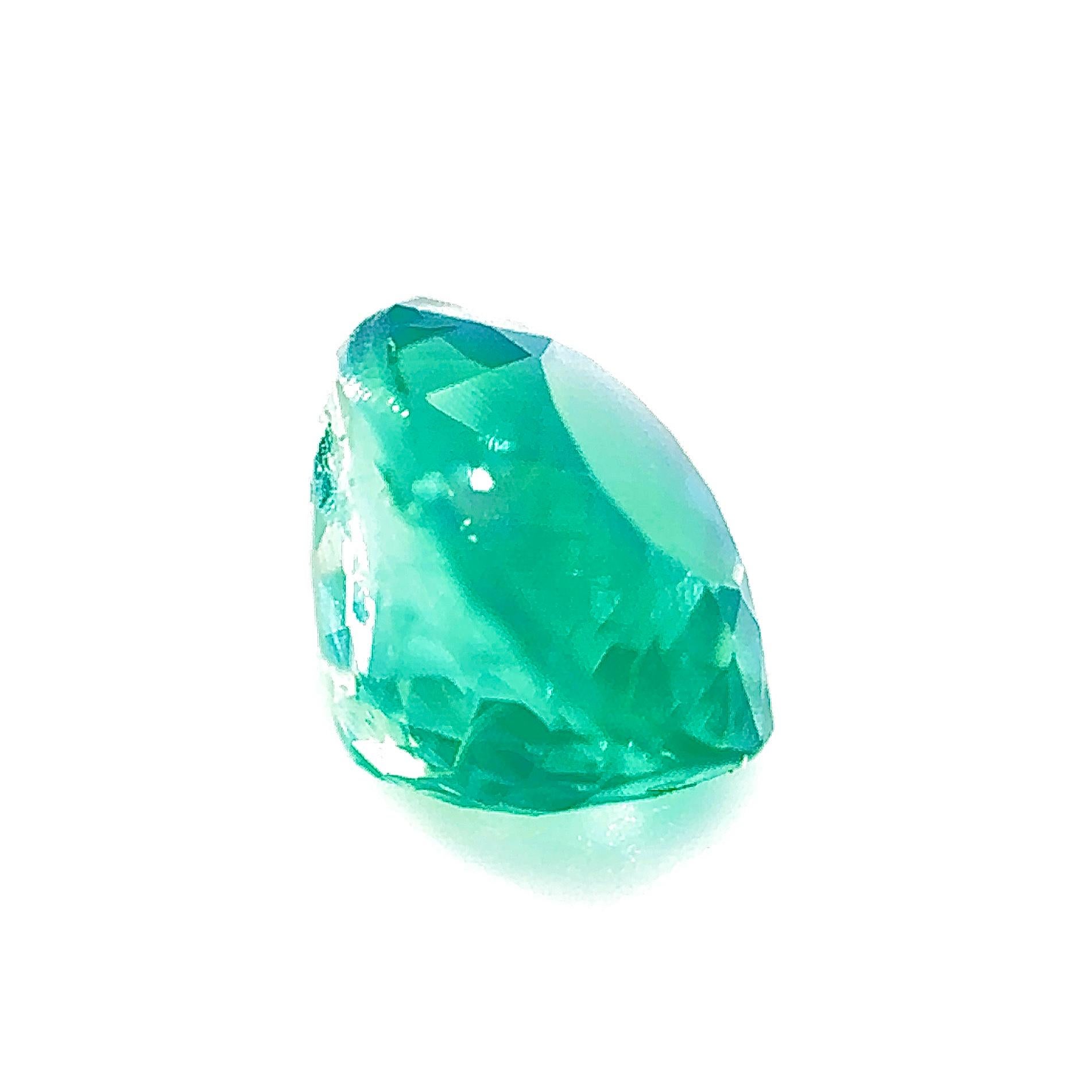 1.20 Carat Paraiba Tourmaline Loose Stone in Nylon Green and Blue  In New Condition For Sale In London, GB