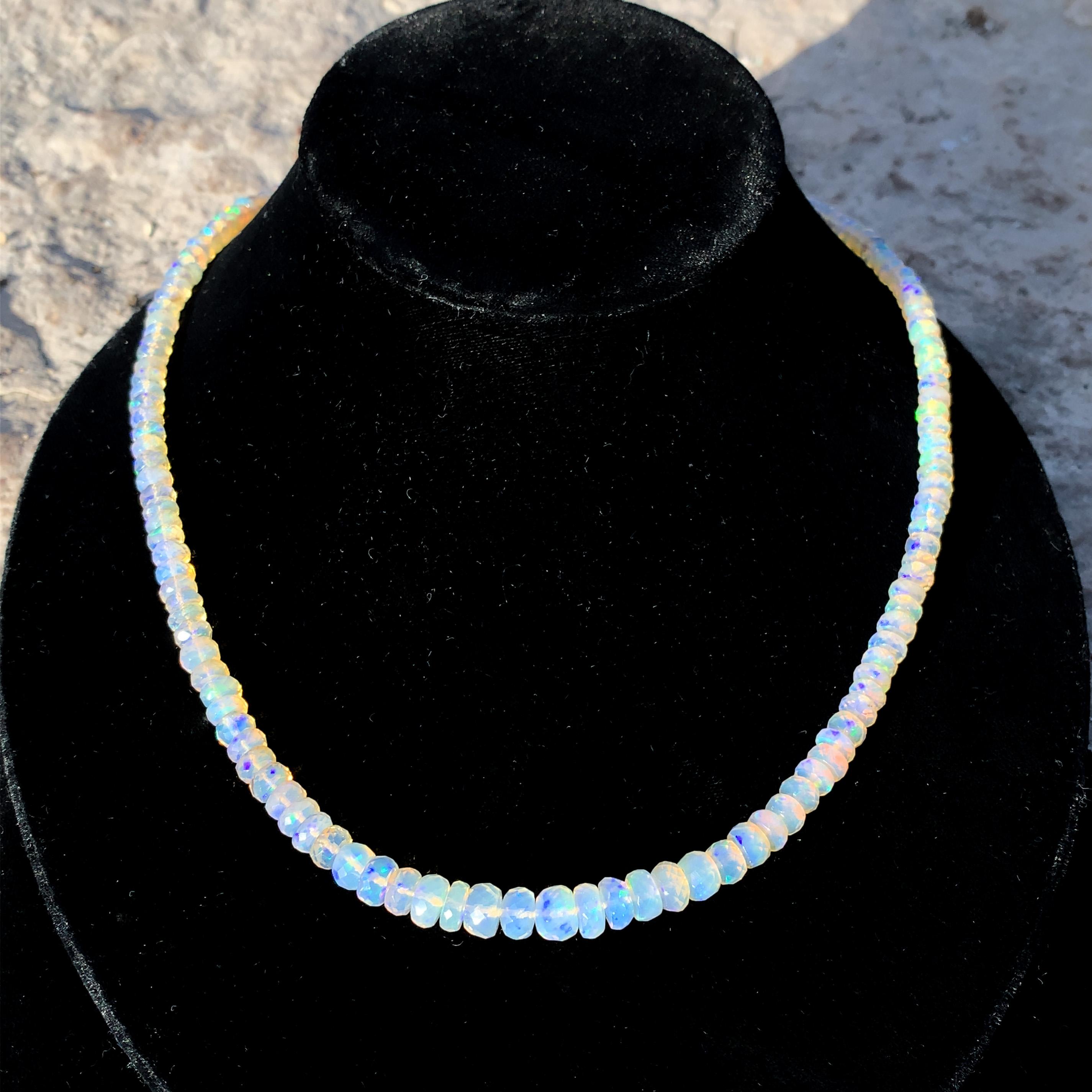 Women's 120 carat Strand of Opal Beads 33.5