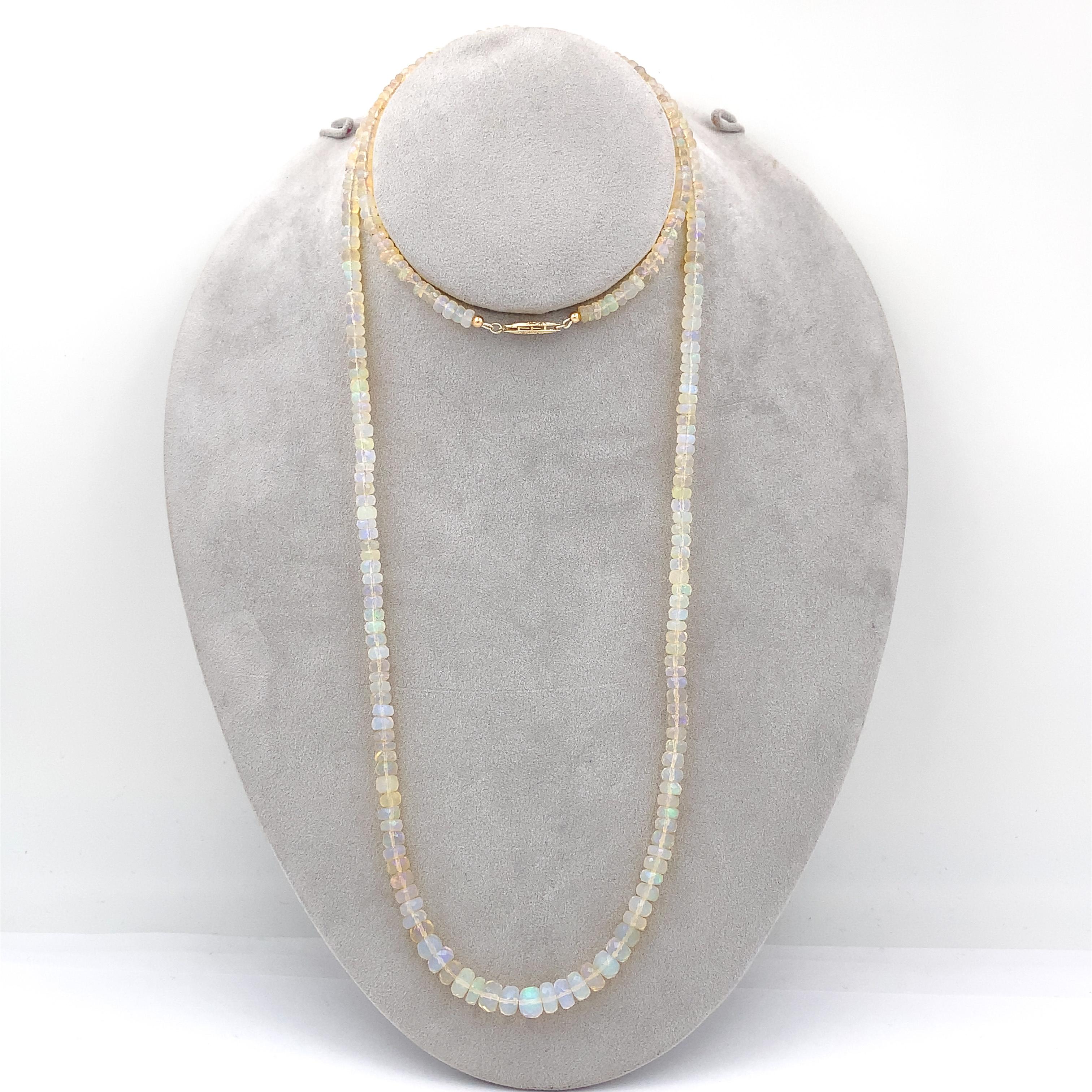 120 carat Strand of Opal Beads 33.5