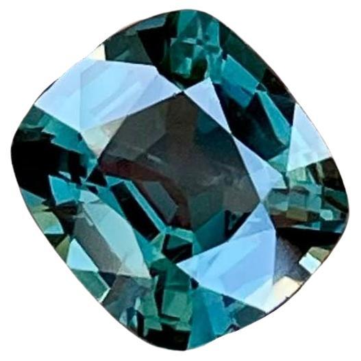 1.20 carats Bluish Gray Spinel Stone Cushion Cut Natural Gemstone from Burma For Sale