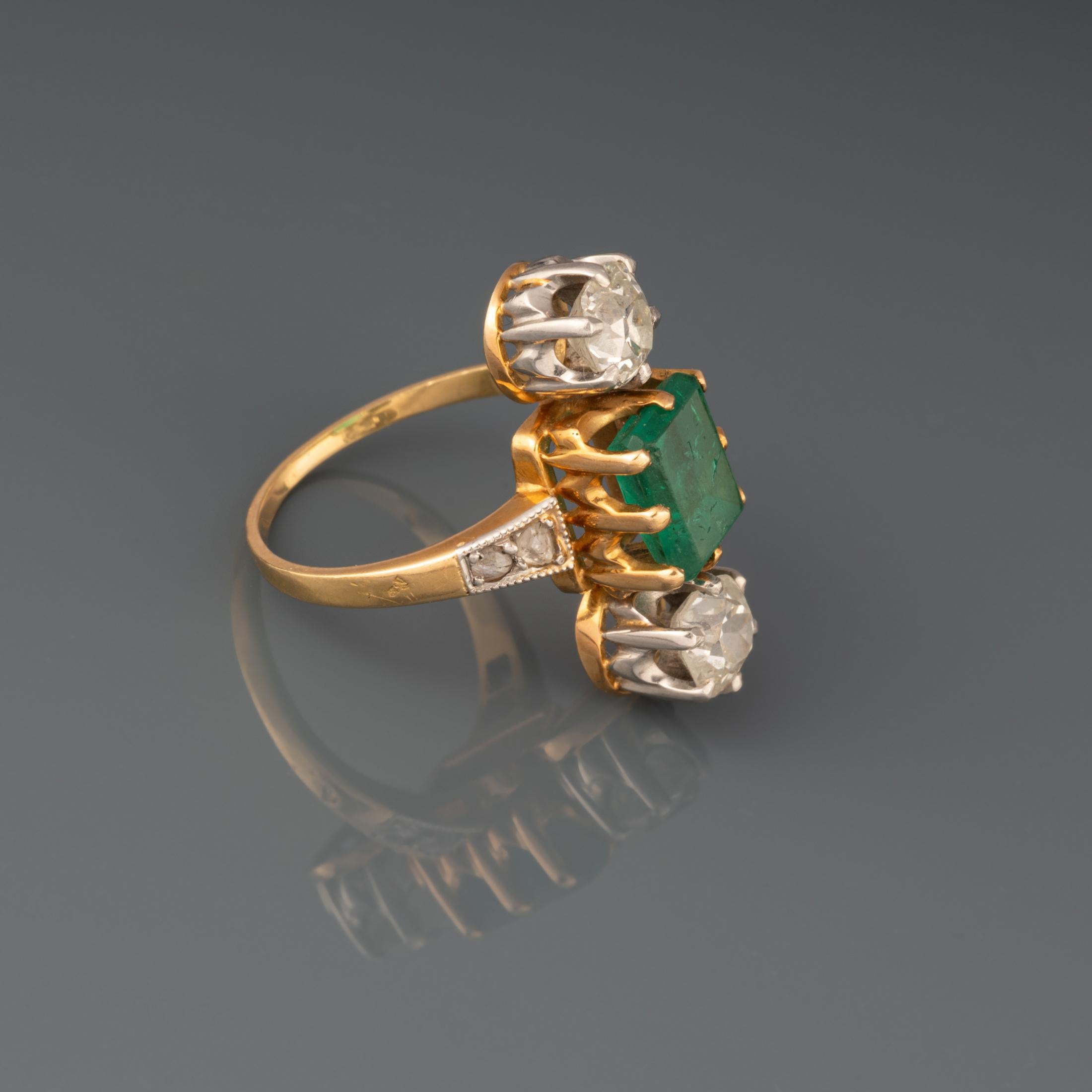 smaragd ring antik