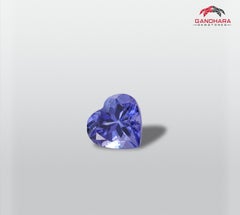 1.20 Carats Fascinating Heart Shaped Tanzanite Stone Tanzanite Ring