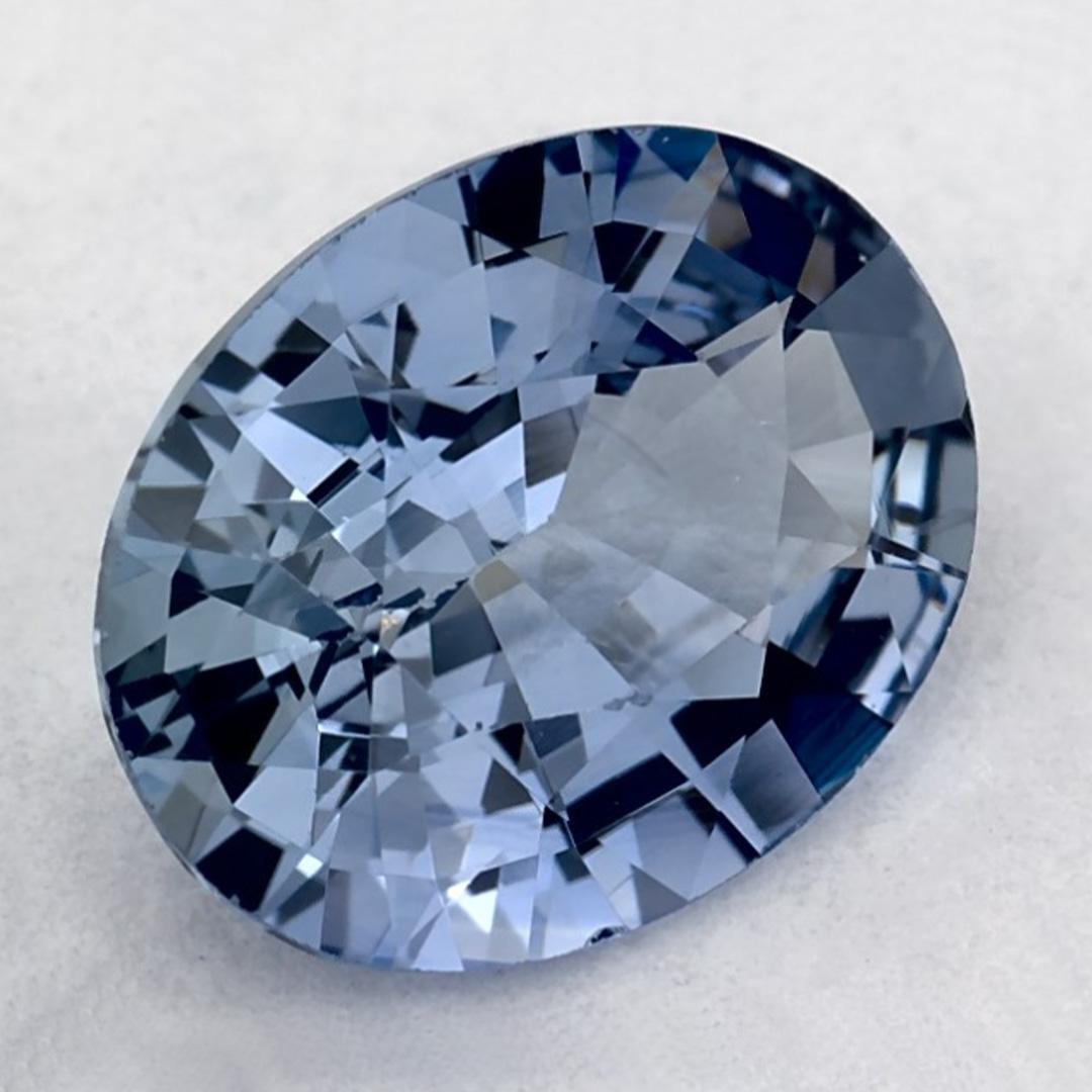 1.20 Karat Blauer Saphir Oval Loser Edelstein (Ovalschliff)