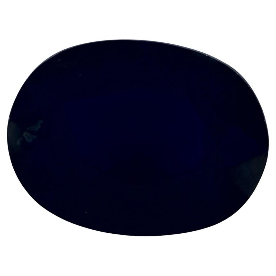1.20 carati di zaffiro blu ovale sfuso