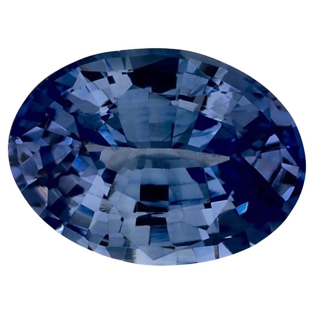 1.20 carati di zaffiro blu ovale sfuso