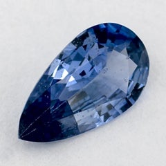 1.20 Ct Blue Sapphire Pear Loose Gemstone