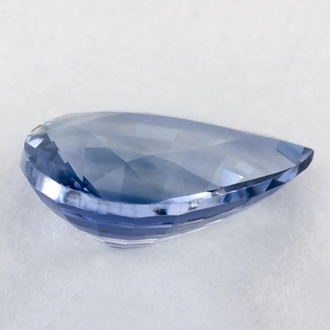 1.20 Karat Blauer Saphir Birne Loser Edelstein im Zustand „Neu“ in Fort Lee, NJ