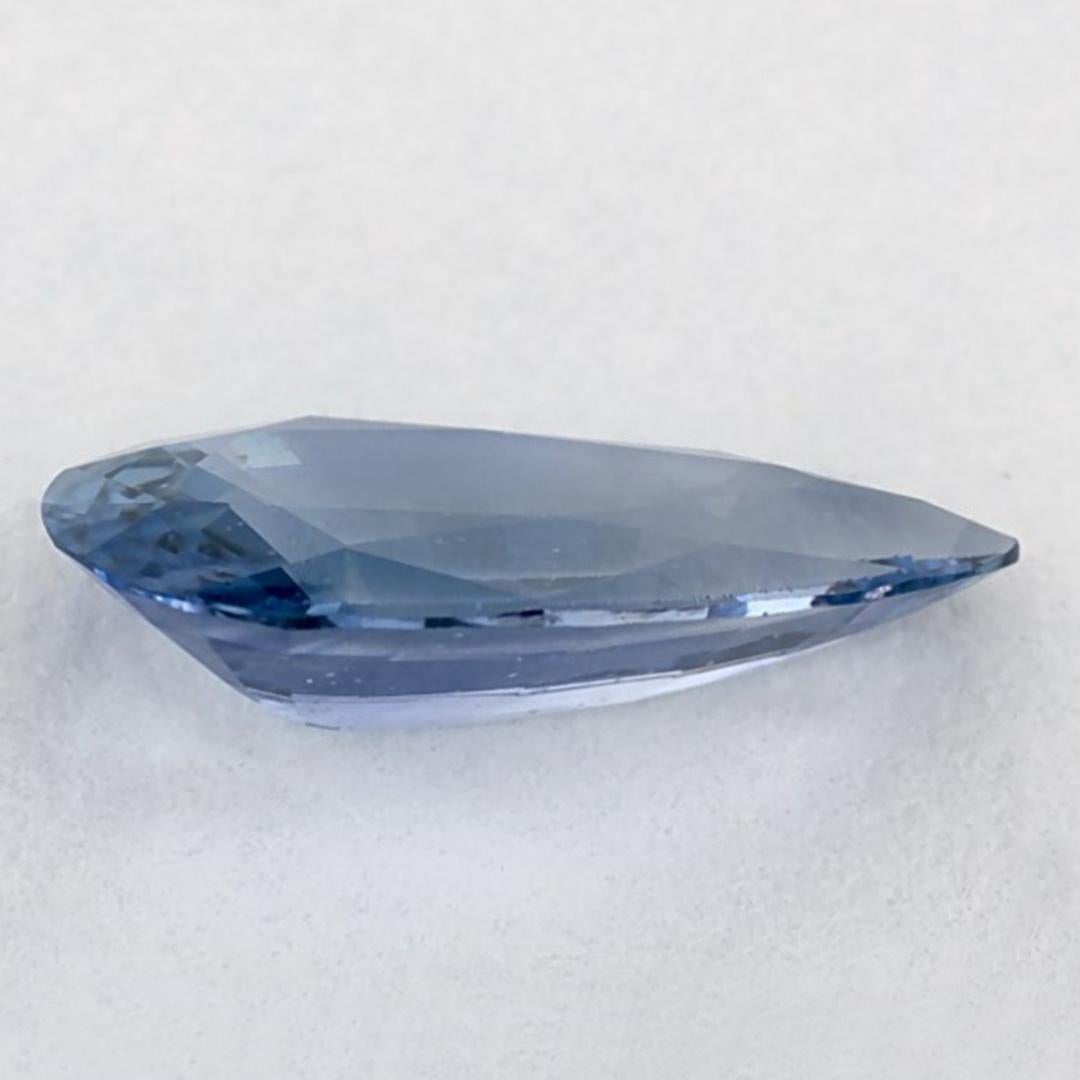 1.20 carati di zaffiro blu a forma di pera sciolto In condizioni Nuovo in vendita a Fort Lee, NJ