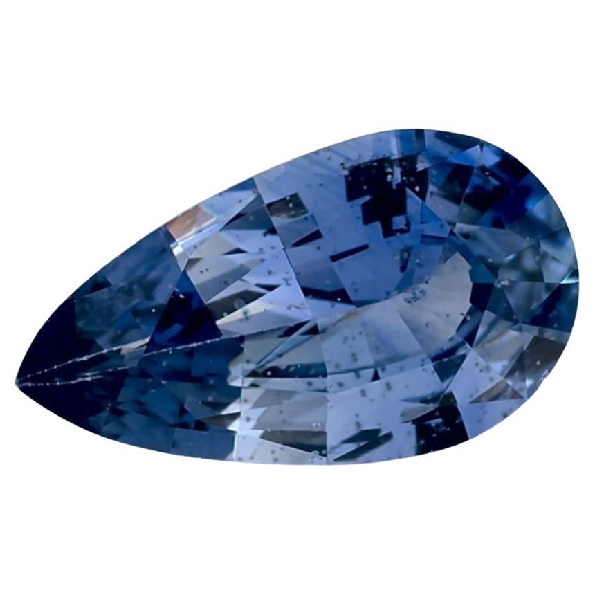 1.20 Ct Blue Sapphire Pear Loose Gemstone
