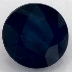 1.20 Ct Blue Sapphire Round Loose Gemstone