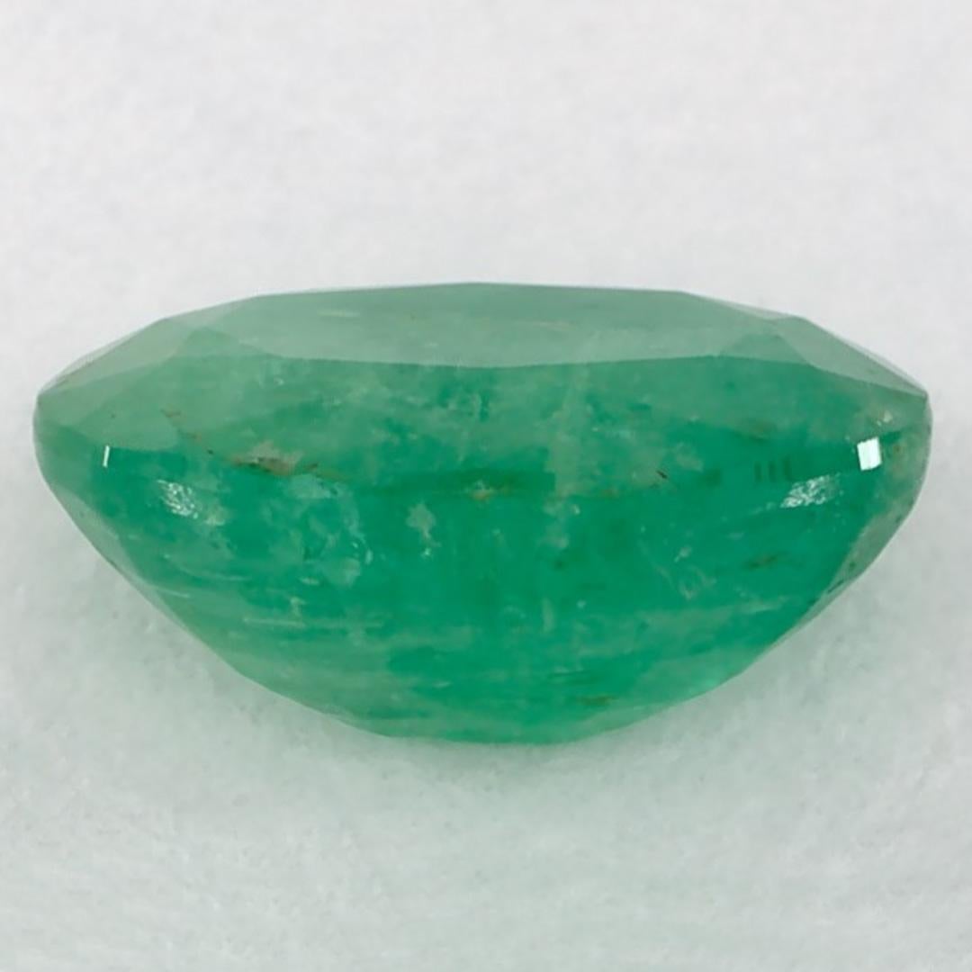 1.20 Karat Smaragd Oval Loser Edelstein im Zustand „Neu“ im Angebot in Fort Lee, NJ