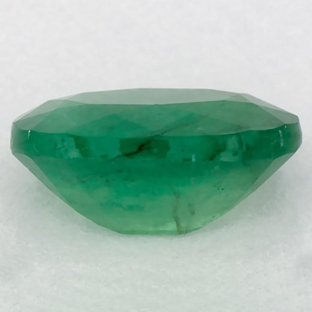 1.20 Karat Smaragd Oval Loser Edelstein im Zustand „Neu“ im Angebot in Fort Lee, NJ