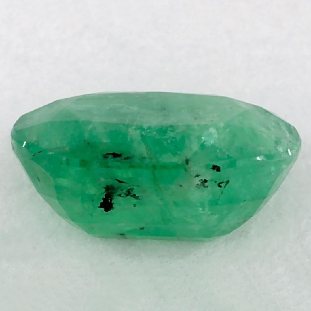 1.20 Karat Smaragd Oval Loser Edelstein im Zustand „Neu“ im Angebot in Fort Lee, NJ