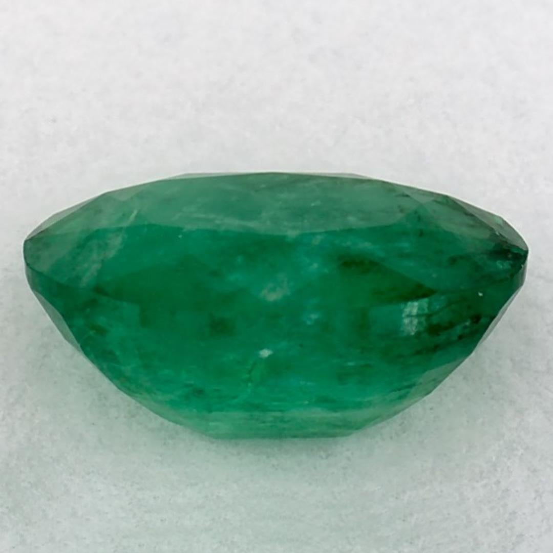 1.20 Karat Smaragd Oval Loser Edelstein im Zustand „Neu“ im Angebot in Fort Lee, NJ