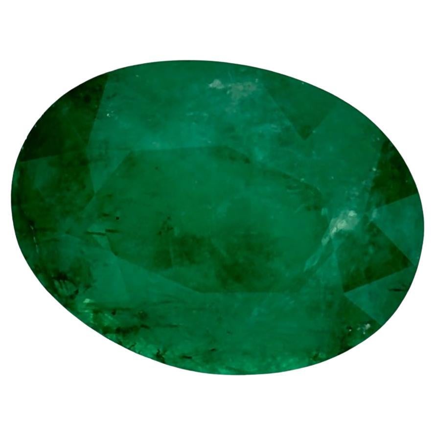 1.20 Ct Emerald Oval Loose Gemstone (pierre précieuse en vrac)