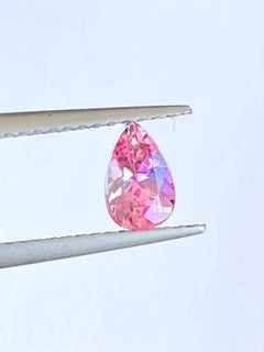 1.20 Ct ICA Certificate Natural pink Tanzanite unheat zoisite eye clean