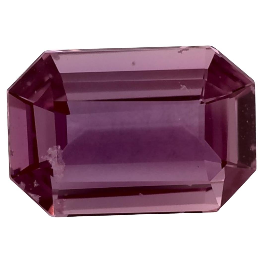 1.20 Ct Pink Sapphire Octagon Certified Loose Gemstone (pierre précieuse en vrac certifiée) en vente