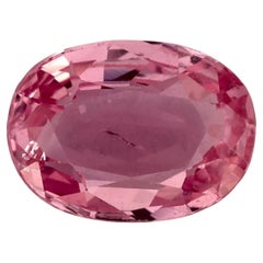 1.20 Ct Pink Sapphire Oval Loose Gemstone