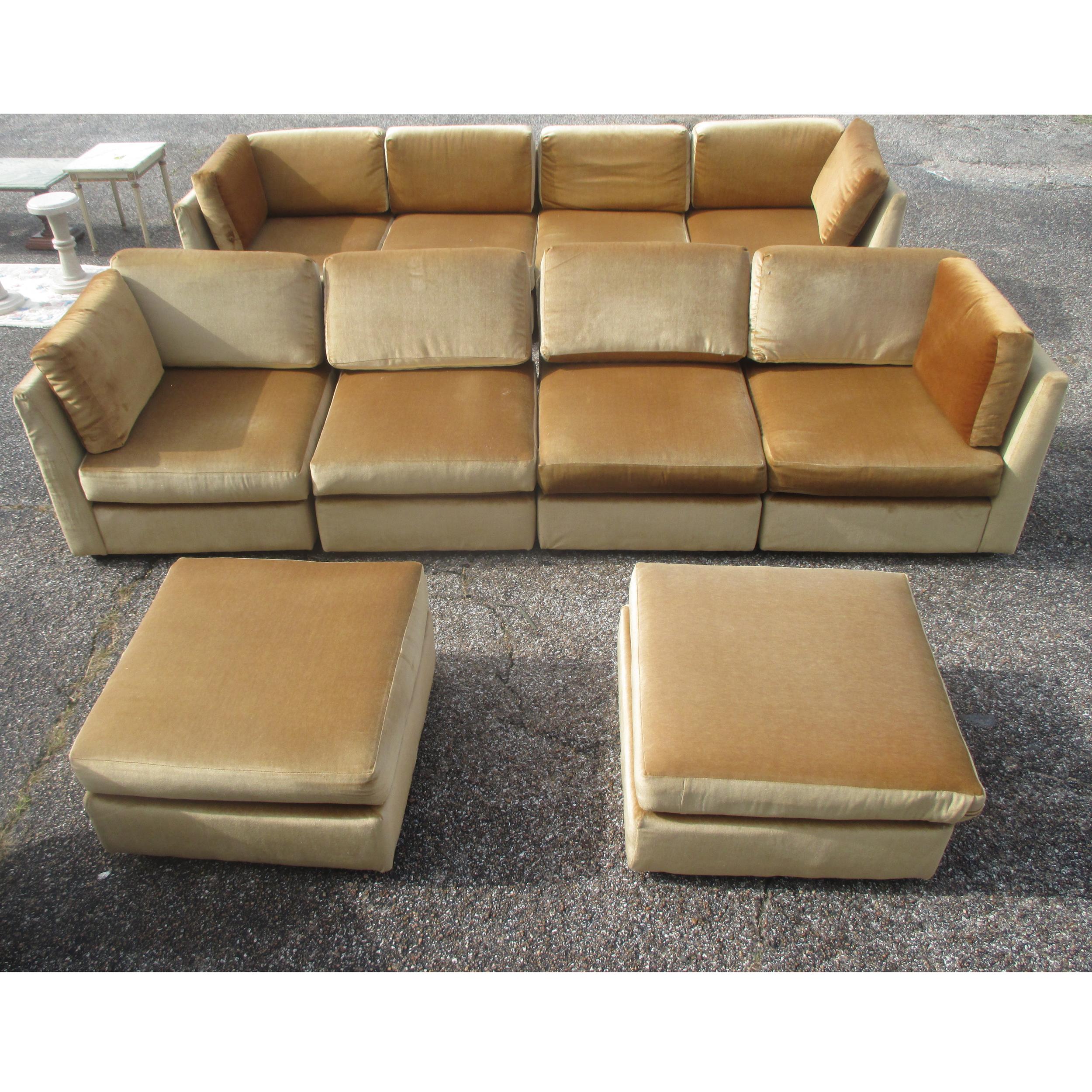 low profile sectional couch