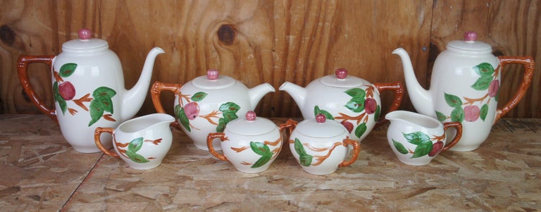 Franciscan apple teapot deals
