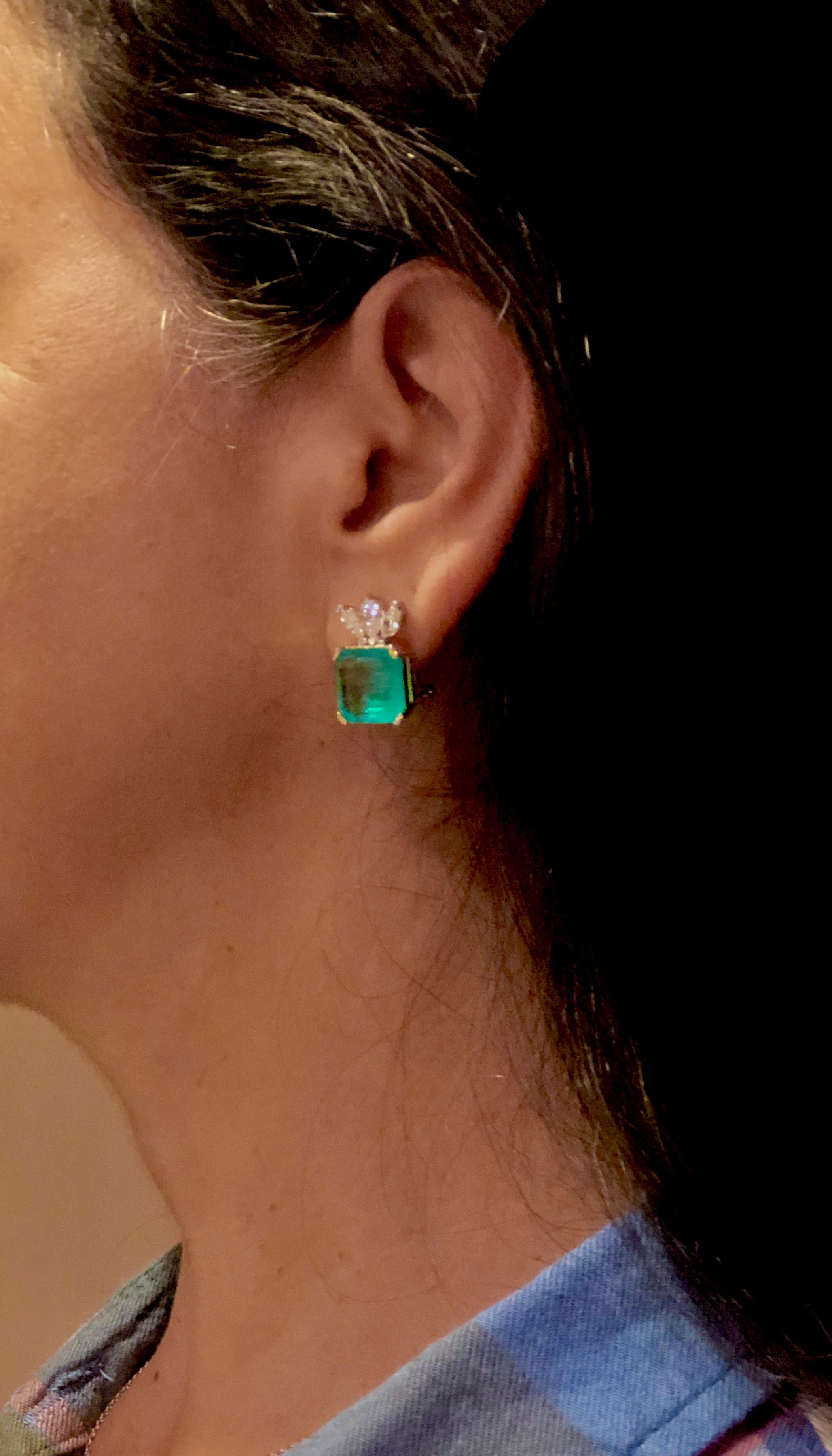 colombian emeralds earrings