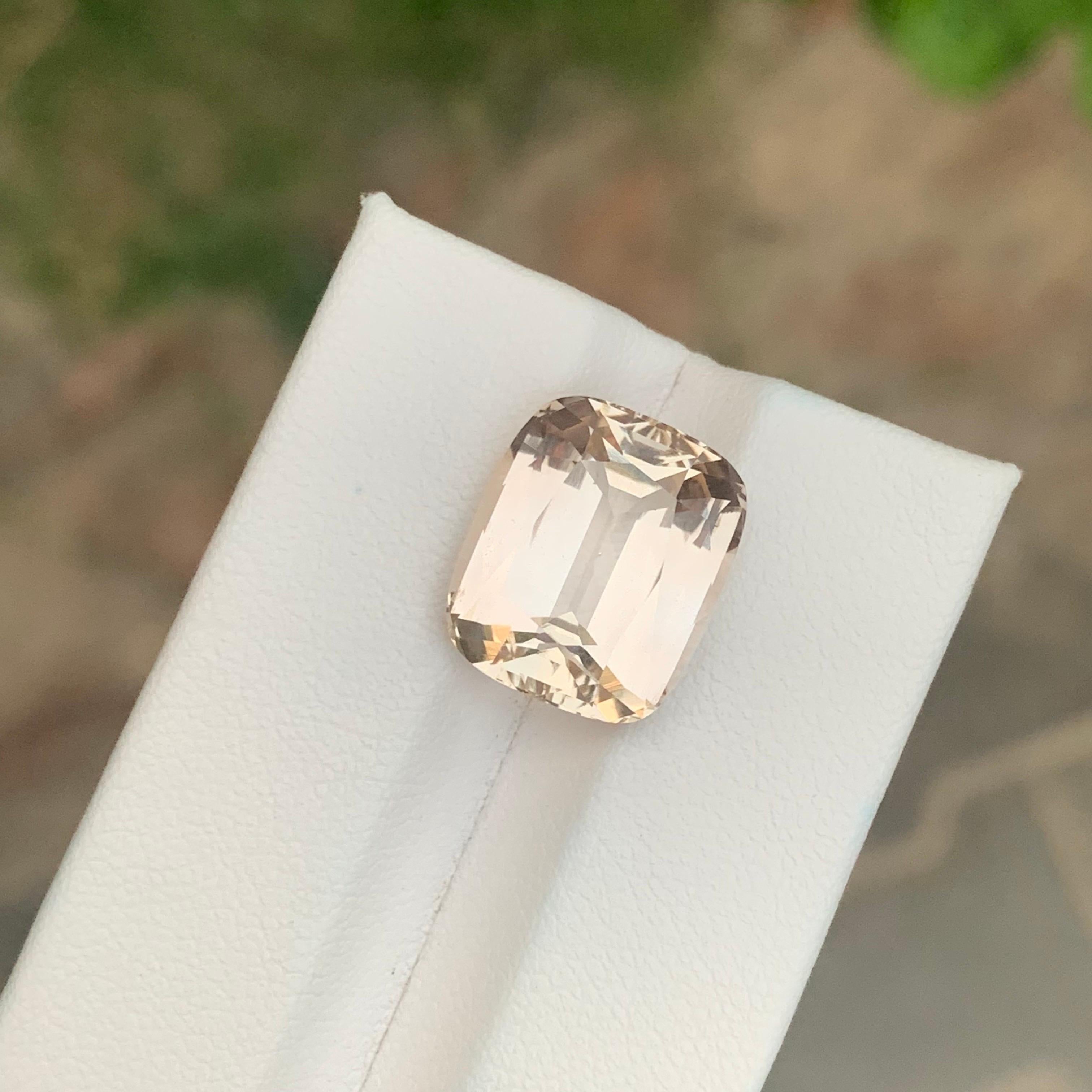 12.00 Carat Natural Loose Golden Topaz Cushion Shape Gemstone (pierre précieuse en forme de coussin) en vente 5