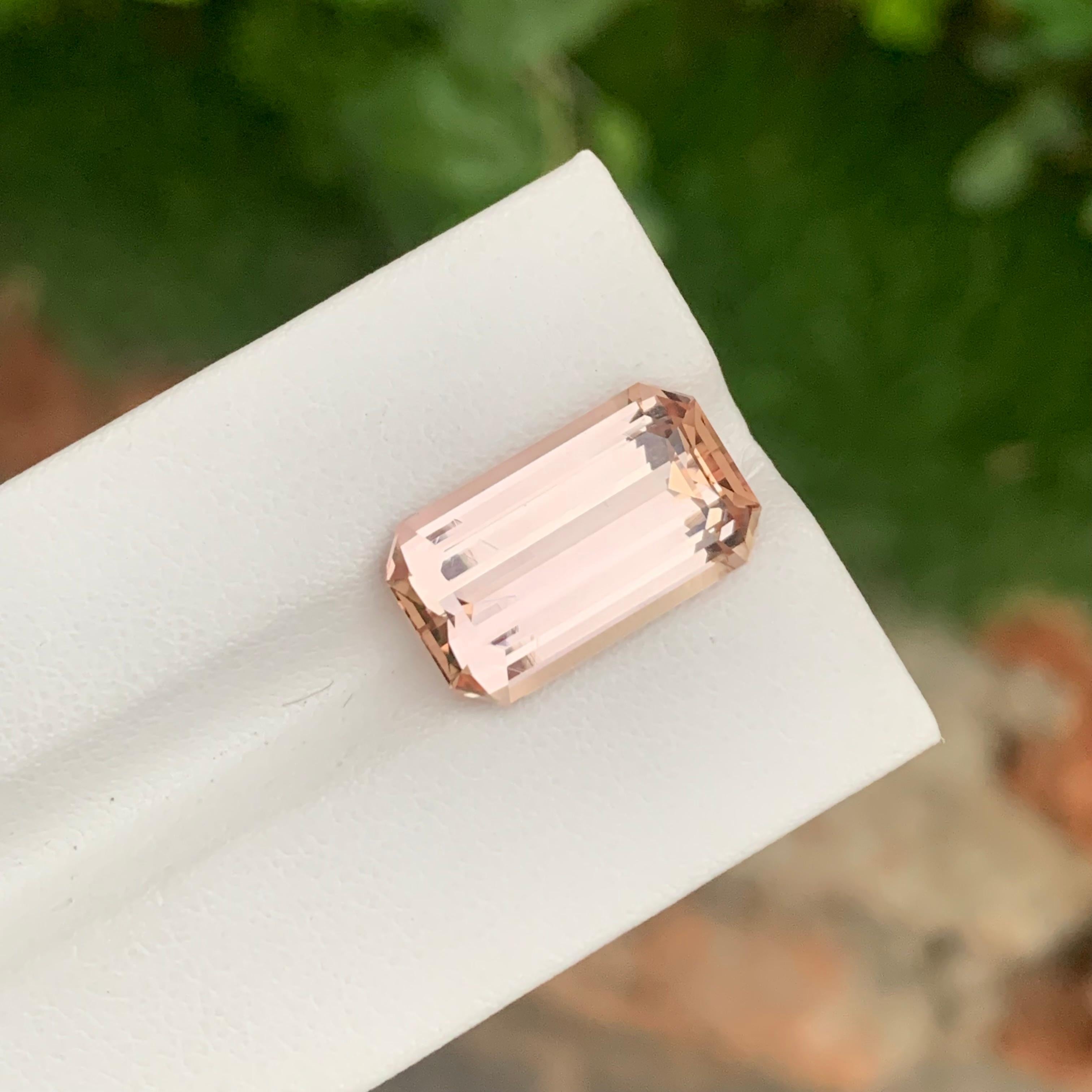 12.00 Carat Loupe Clean Natural Loose Imperial Topaz Katlang Mine For Sale 4