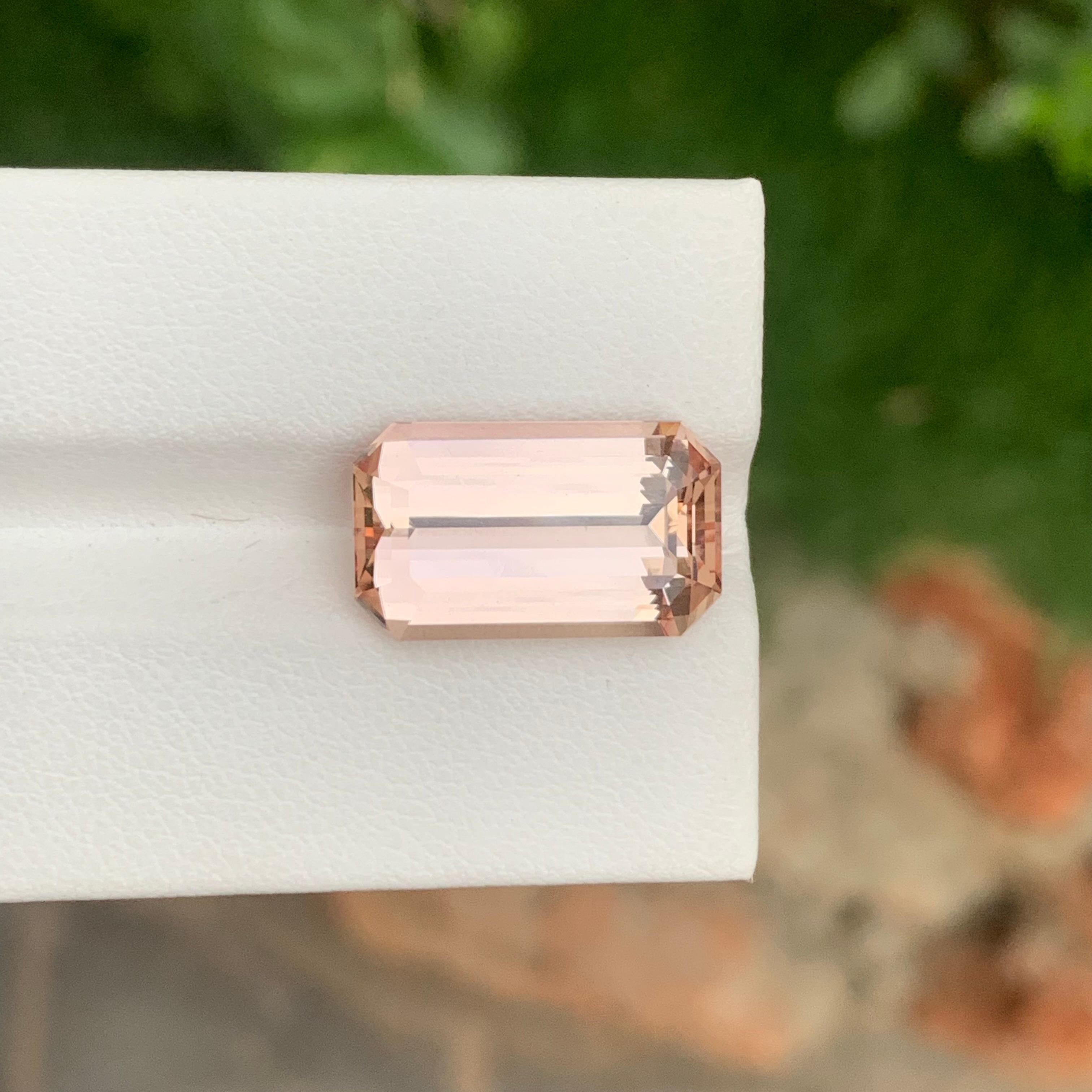 Faceted Imperial Topaz
Weight: 12.00 Carats
Dimension: 17.4 x 10.3 x 6.8 Mm
Origin: Katlang Pakistan
Shape: Emerald
Color; Imperial Golden
Treatment: Non
Certificate: On Demand

Imperial Topaz encourages healthy boundaries and helps us be attracted