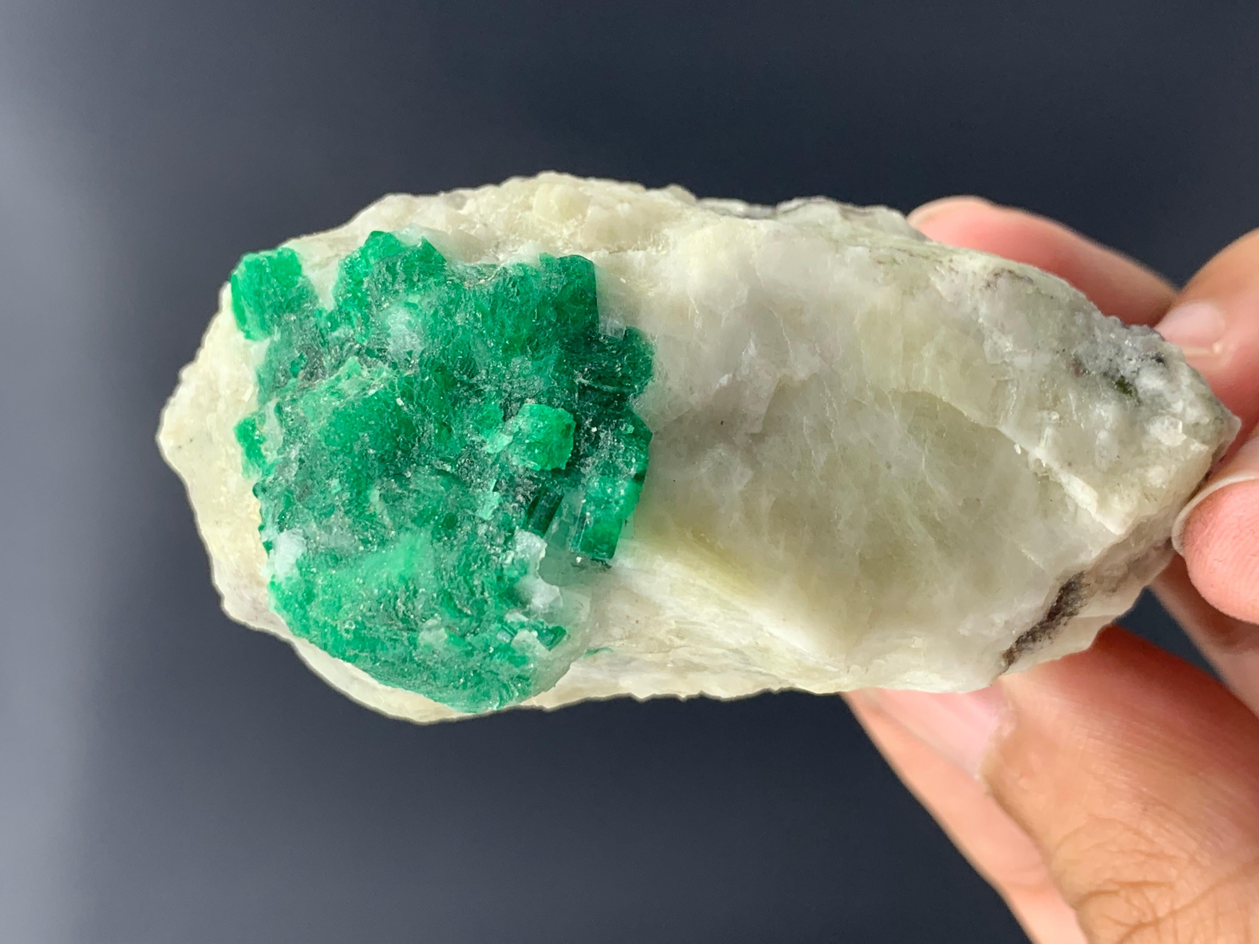 18th Century and Earlier 120.02 Gram Marvellous Emerald Specimen From Swat Valley, Pakistan  For Sale