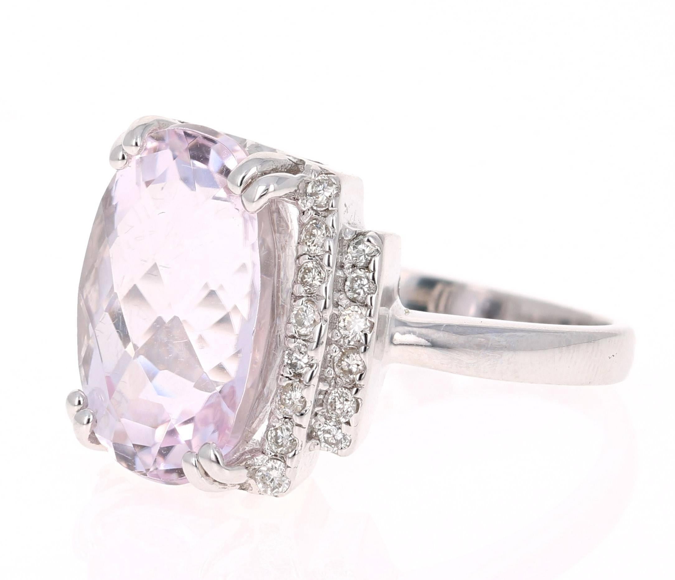 kunzite cocktail ring