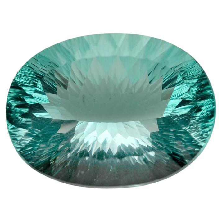120.4 Carat Oval-Cut Fluorite