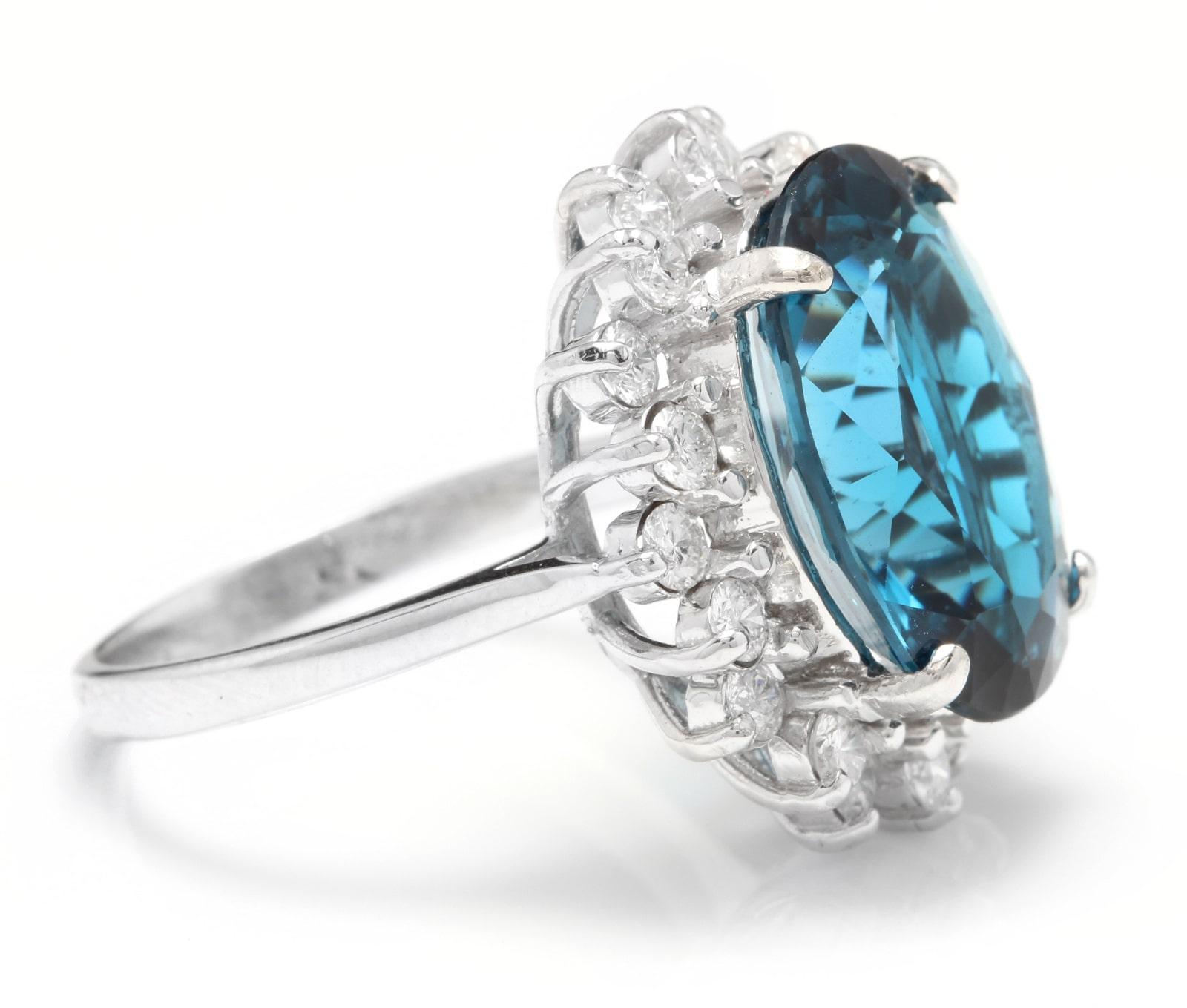london blue topaz ring