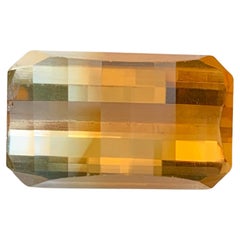 12,05 quilates de citrino natural suelto bicolor talla pixelada de Brasil