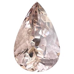 12.05 carats Peach Morganite Stone Pear Cut Natural African Gemstone