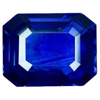 12.05Ct Ceylon Emerald Cut Sapphire For Sale