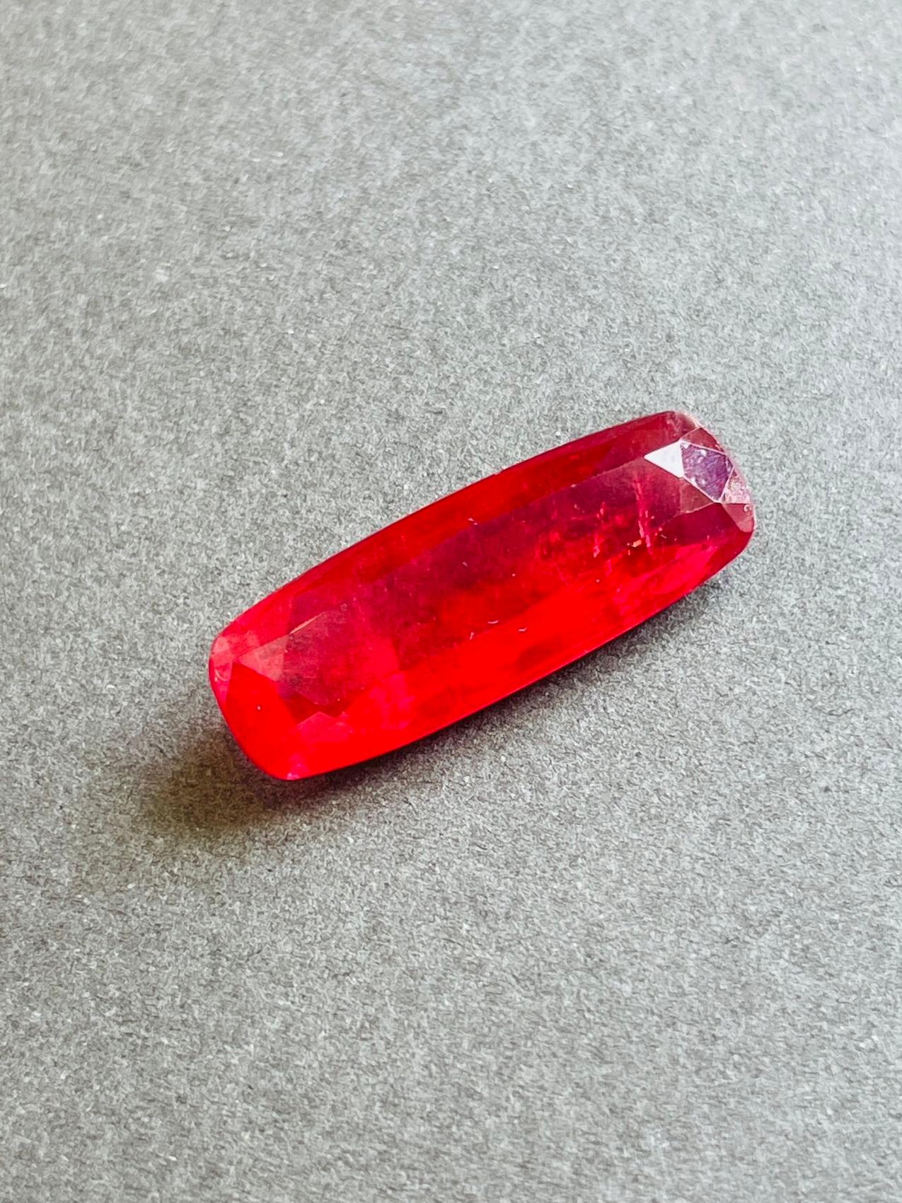 12.06 Carats Natural Brazil Rhodonite Red (Pigeon blood) Color Rare size For Sale 5