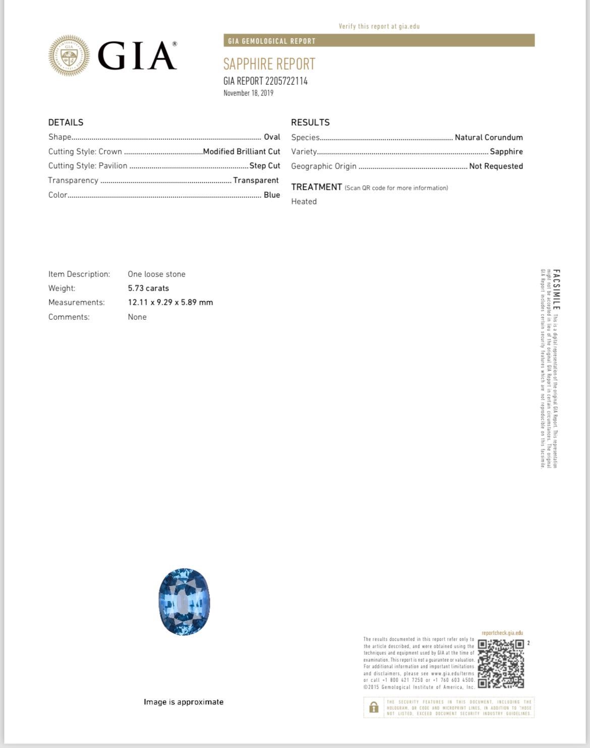 12,06ct ovale Ceylon-Saphir-Ohrringe in Platin. GIA-zertifiziert. im Zustand „Neu“ im Angebot in Los Angeles, CA
