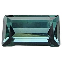 Pietra preziosa INDICOLITE BLU TOURMALINE taglio smeraldo 1,20ct