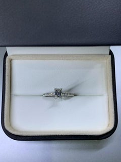 1,20 Karat Smaragd-Diamant-IGI-Verlobungsring aus 18 Karat Weißgold.