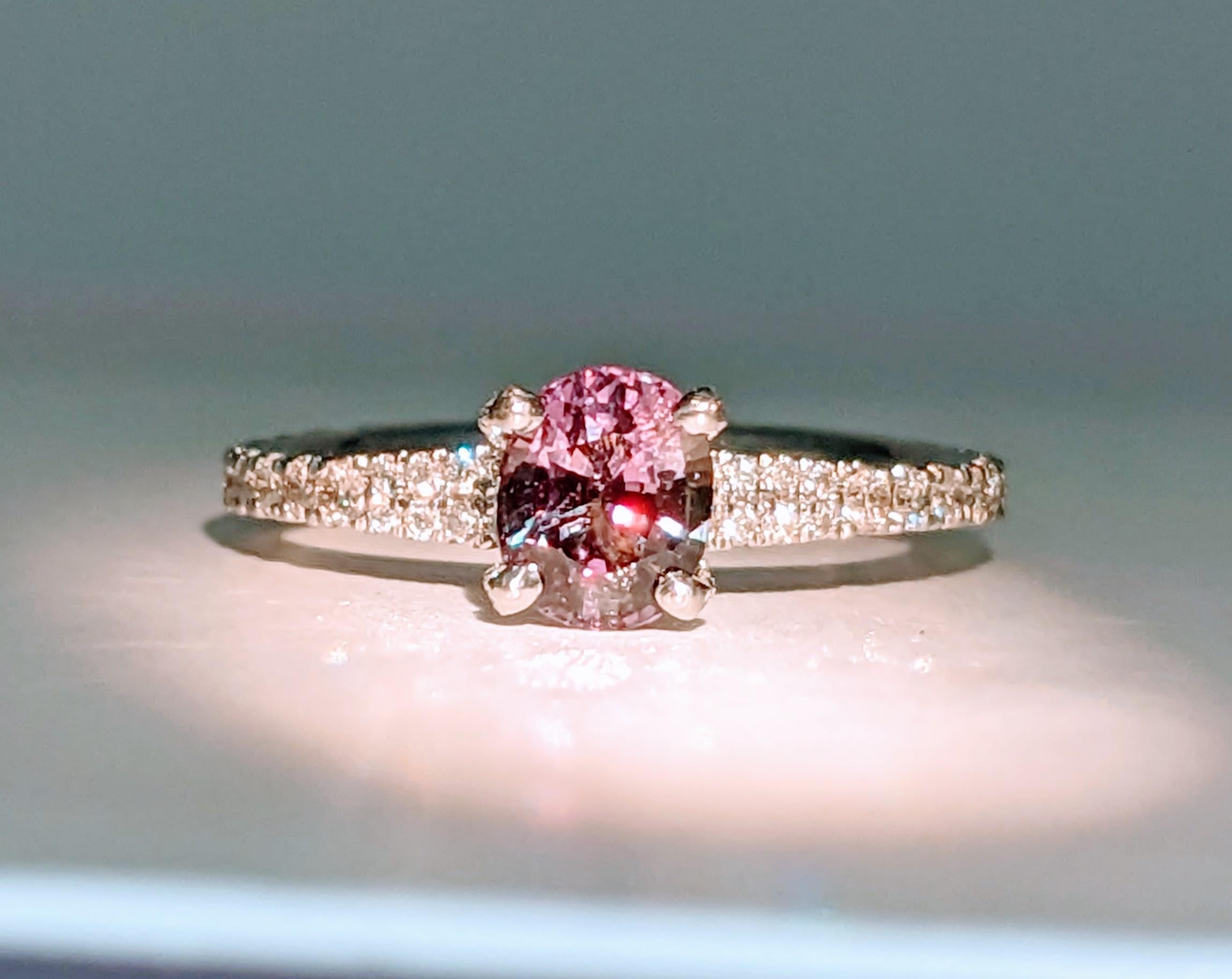 1,20ct Natürlicher Alexandrit & Platin Ring (Zeitgenössisch)