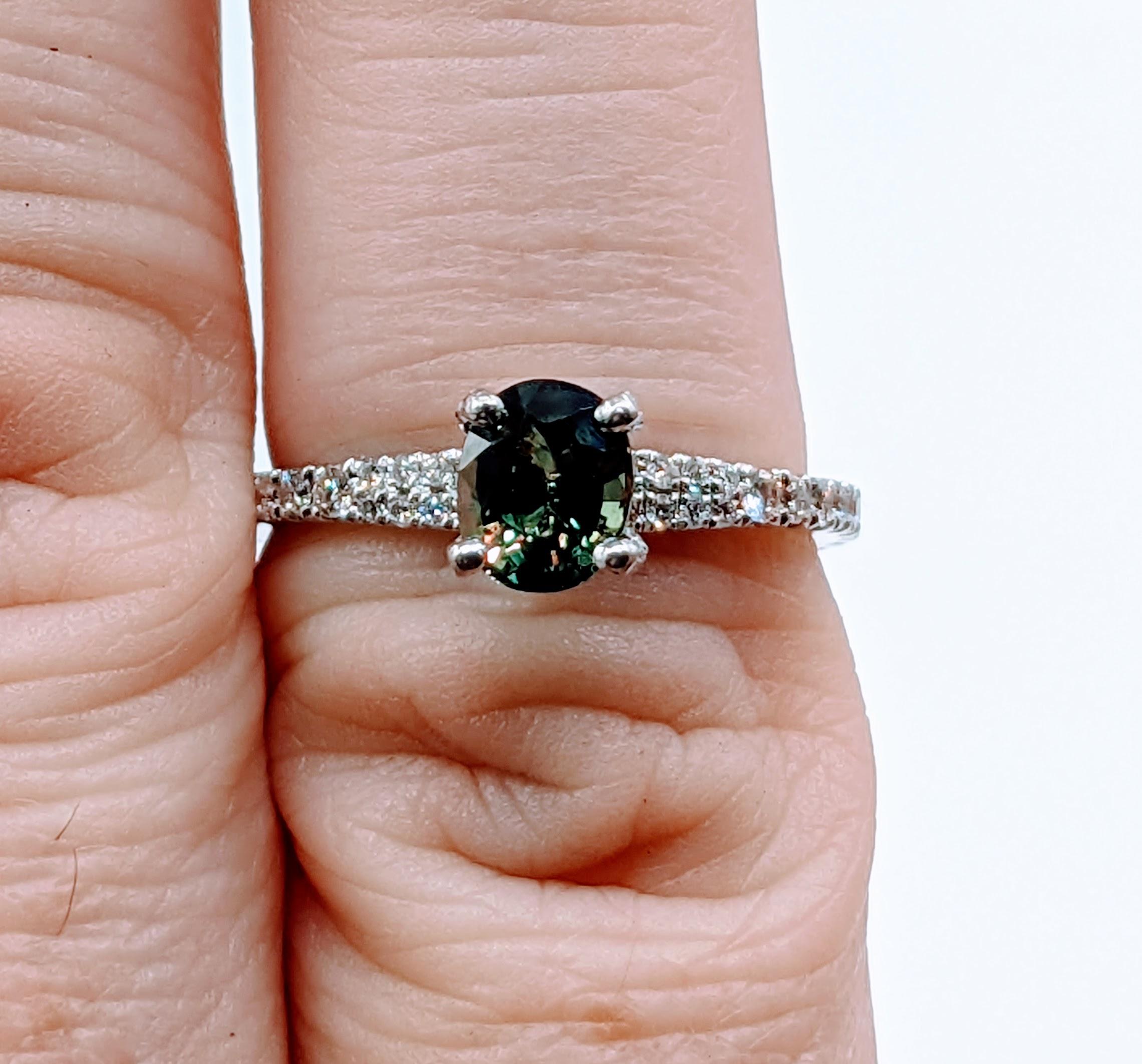1,20ct Natürlicher Alexandrit & Platin Ring 1