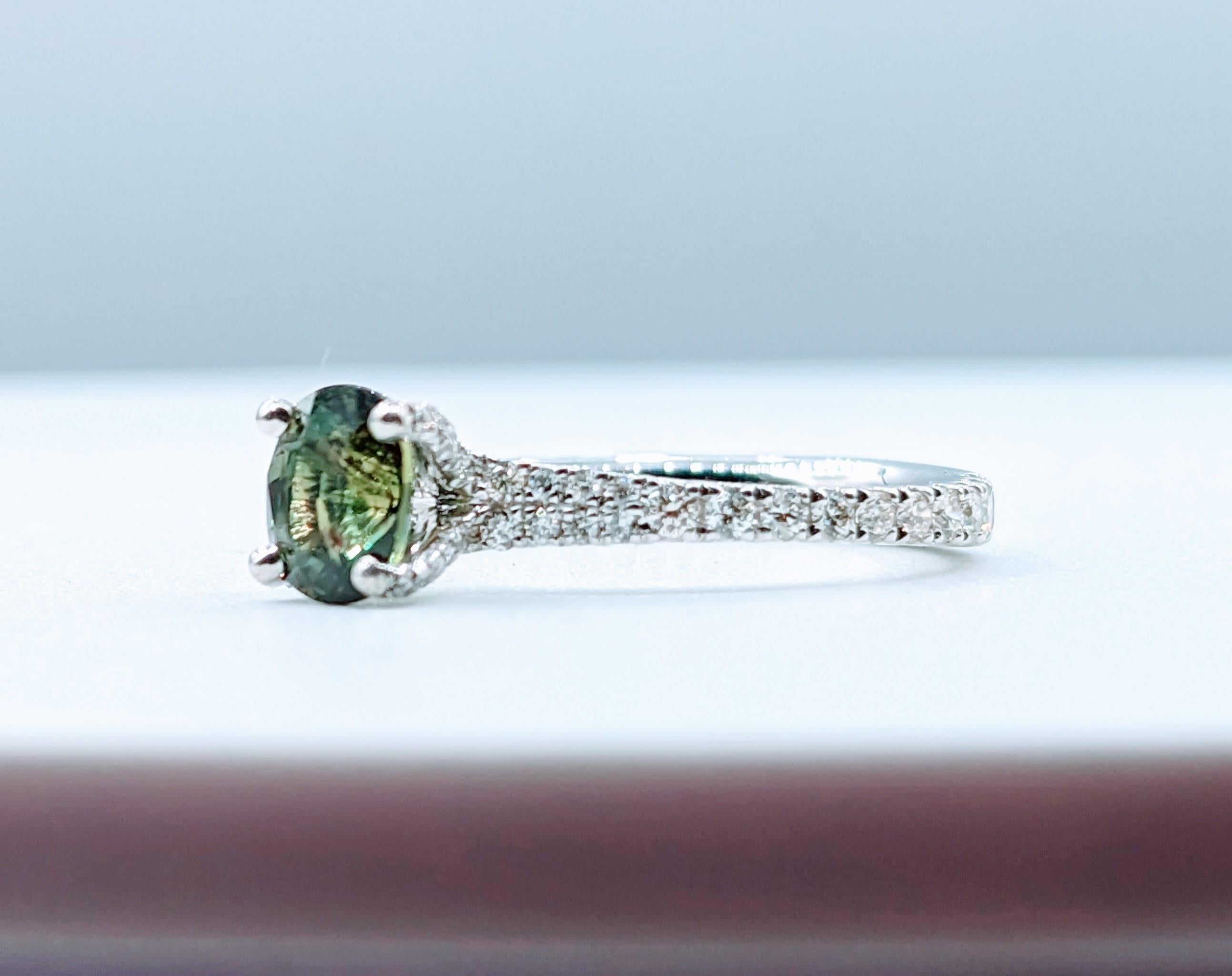 1,20ct Natürlicher Alexandrit & Platin Ring 3