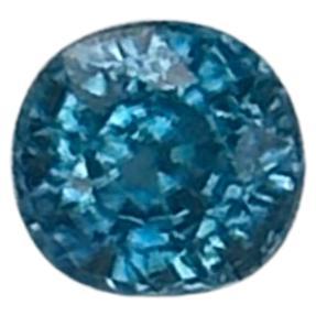 Zircon bleu ciel naturel de 1,21 carat, taille coussin en vente