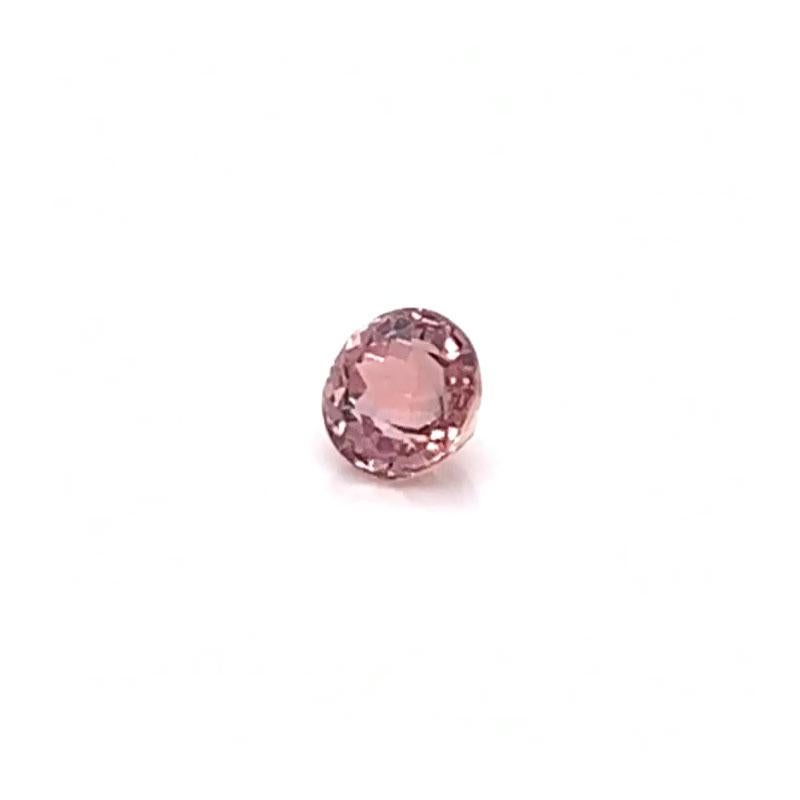 This 1.21 carat GIA certified Unheated Natural Brownish Pink sapphire was hand-selected by our experts for its top luster. It faces up Peach in color. 

We can custom make for this rare gem any Ring/ Pendant/ Necklace that you like in any metal