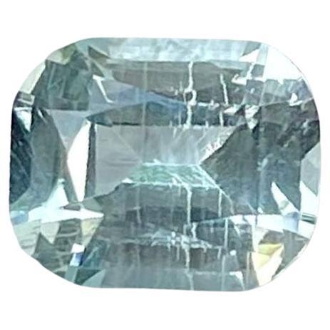 1.21 carats Light Blue Aquamarine Cushion Cut Natural African Gemstone