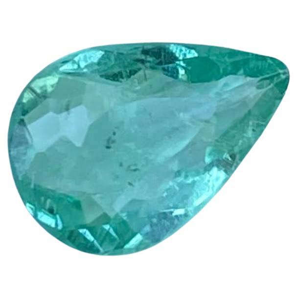 1.21 carats Paraiba Loose Tourmaline Pear Cut Natural Gemstone from Mozambique