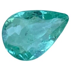 1.21 carats Paraiba Loose Tourmaline Pear Cut Natural Gemstone from Mozambique