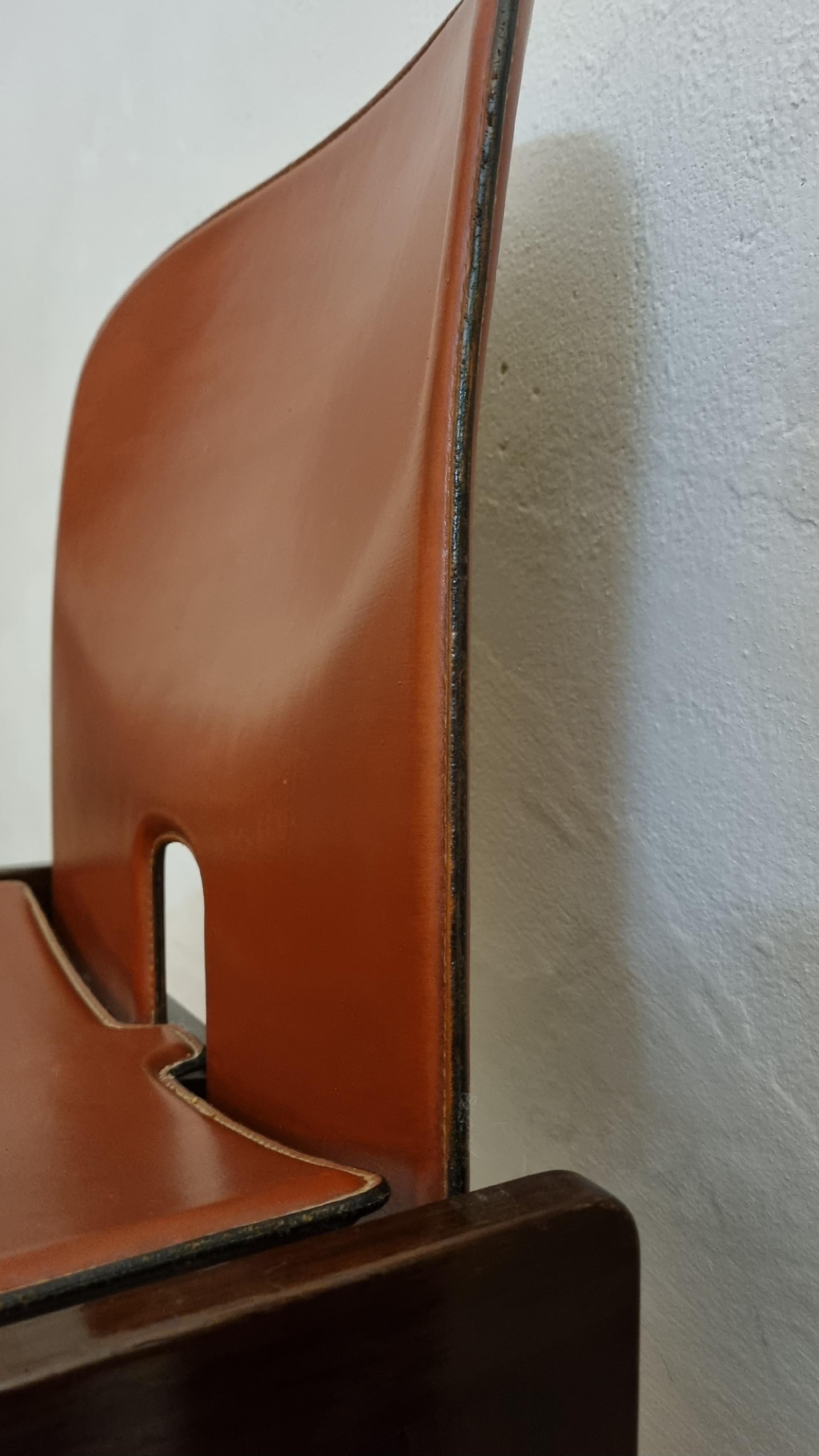 Metallo 121 chairs designed by Afra and Tobia Scarpa for Cassina 1965 in vendita