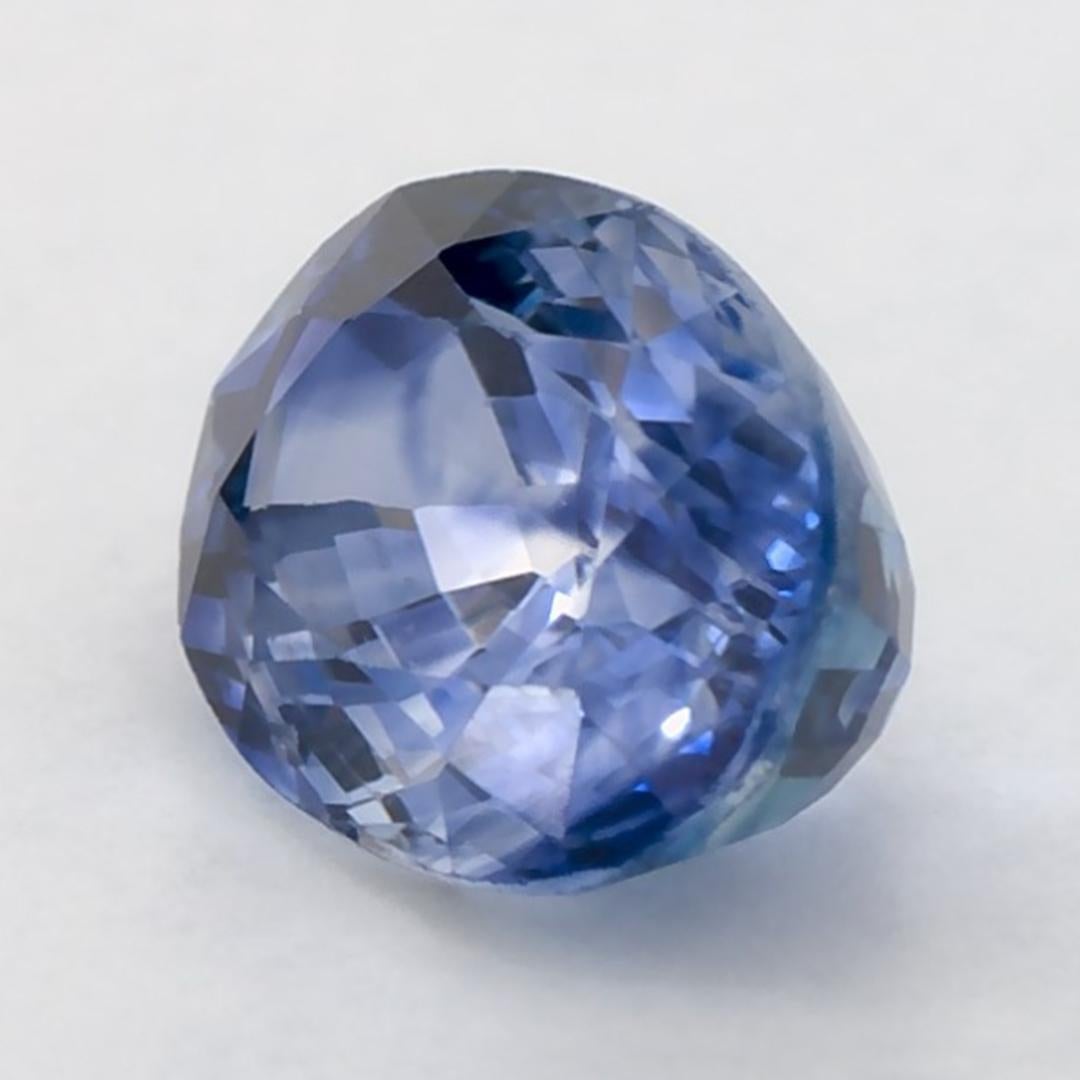 1.21 Ct Blue Sapphire Oval Loose Gemstone In New Condition For Sale In Fort Lee, NJ
